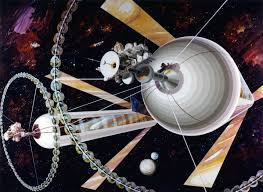 O'Neill cylinders above Earth