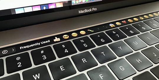 Touch Bar emojis on the MacBook Pro