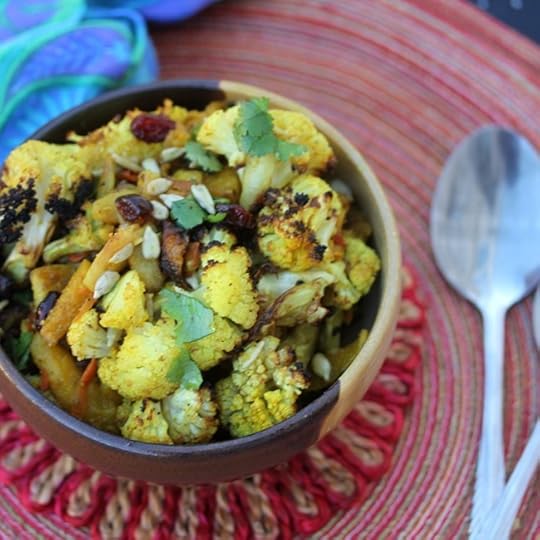 Indian Spiced Roasted Cauliflower