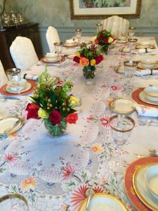 My mom's Thanksgiving table.