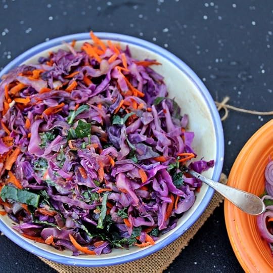 Coconut Lime Braised Red Cabbage