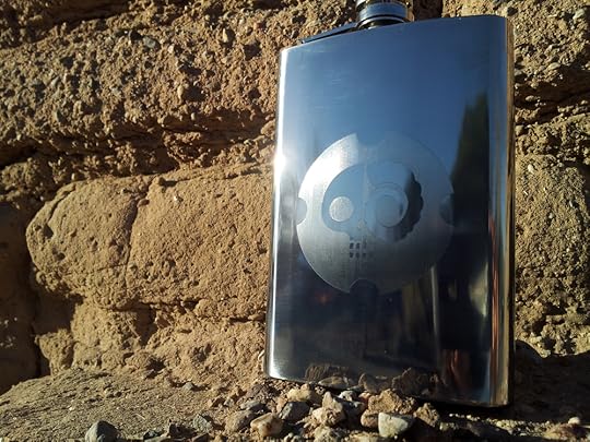 DrunkSkull flask [silver]