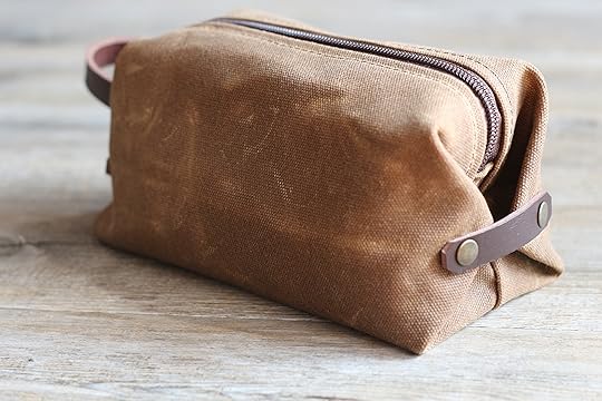 Waxed Canvas Dopp Kit