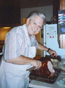 Carving the turkey