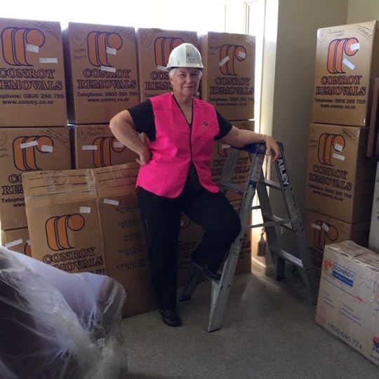 Kris Pearson - hard at work!