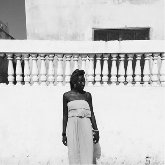 Author in front of Kanifing Estate, Gambia via Instagram.