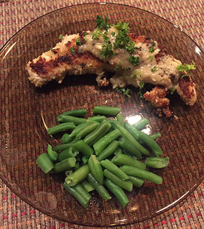 Almond Crusted Turkey Tenderloin