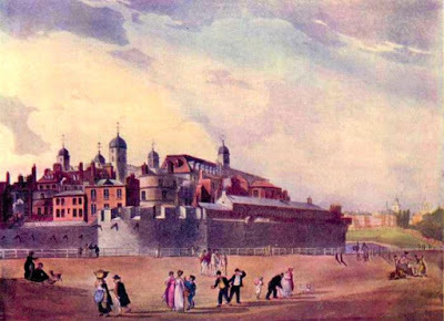 Tower of London from Ackermann's Microcosm of London (1808-10)