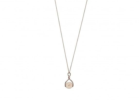 Rose-Gold Spinner Wishbone Pendant