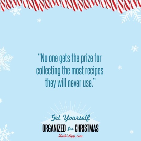 get your recipes together