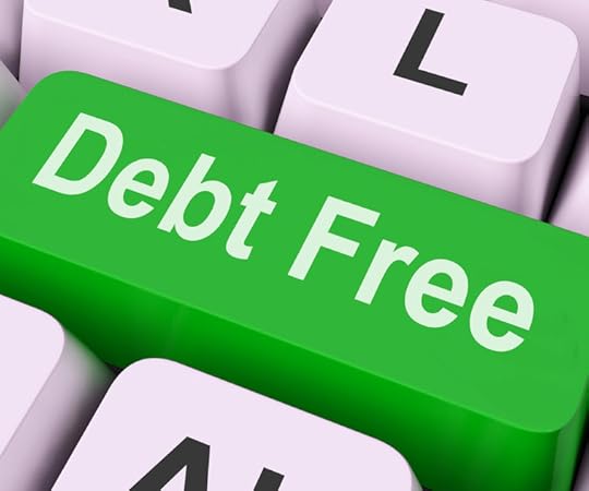 26063854 - debt free key on keyboard meaning financial freedom