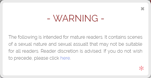 This is why a Trigger Warning is a good thing Will Van Stone Jr, Rachel Thompson, @RachelintheOC, guest post