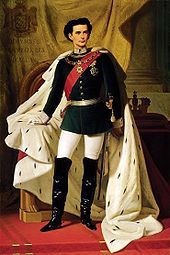 Ludwig in his coronation robes