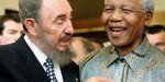Castro with Mandela