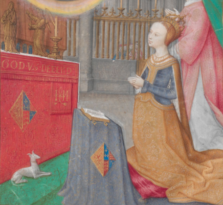 Margaret Tudor in the Prayer Book of James IV of Scotland