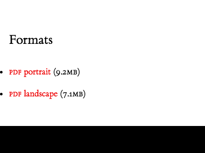 Formats
