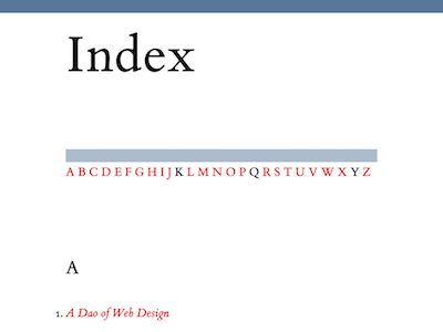 Index