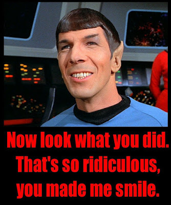 Spock Smiles