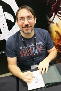 Gav signing books at Black Library Live 2016