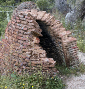 Old brick kilns in Spain