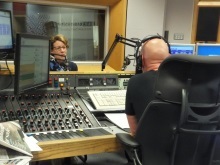 Pauline Rowson talking to Julian Clegg BBC Radio Solent