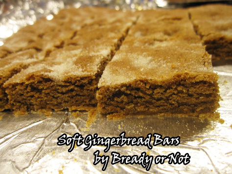 Bready or Not: Soft Gingerbread Bars 