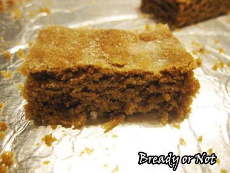 Bready or Not: Soft Gingerbread Bars 
