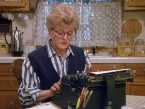 Jessica was writing on a manual typewriter, just as I was back then