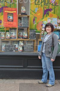 Cardiff Waterstones, getting ready for the Pirate Day