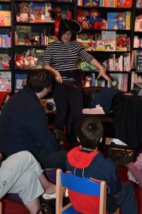 Being an octopus at Cardiff Waterstones Pirate Day