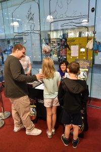 On to Finchley Rd to sign books and meet young readers!