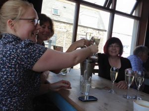 Celebrating with SCBWI friends