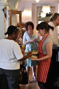 The pizza and Prosecco kept flowing