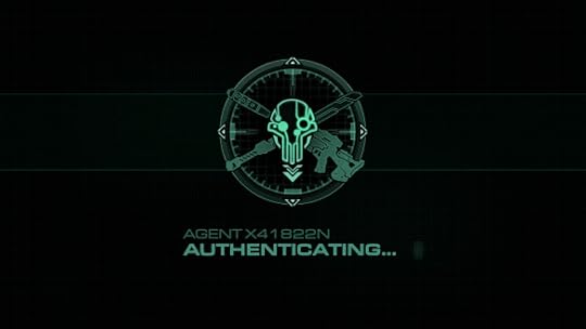 Nova's log-in screen from StarCraft II's Nova Covert Ops DLC