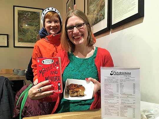 And of course I had to have bunbreak in Fitzbillies afterwards with my helper elf!