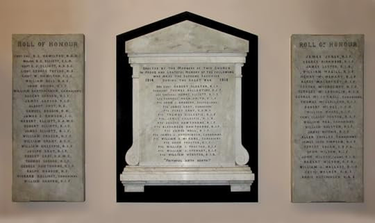 The Memorial Tablets in The Mall Presbyterian Church, Armagh