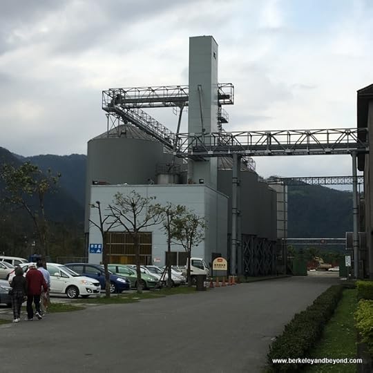 exterior of Kavalan Whisky distillery in Yilan, Taiwan