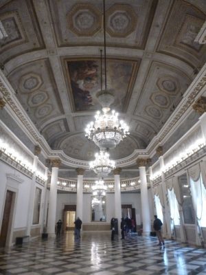 One of the grand rooms in the Correr Museum.