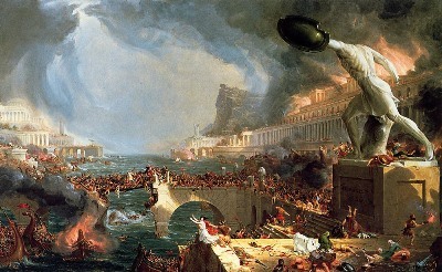 The collapse of the Roman Empire