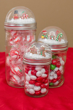 Craft: Snow Globe Jars by Melanie D. Snitker