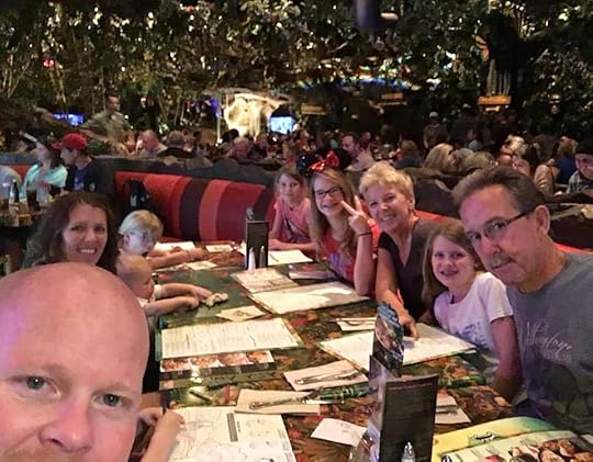 Dinner at Rainforest Cafe