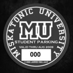 Miskatonic University Parking Permit