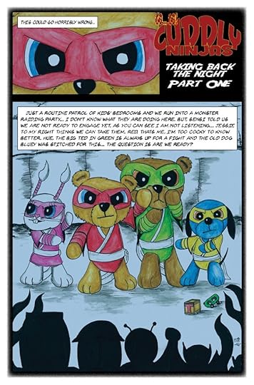 Teddy Bear Ninja Comic Book Page