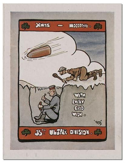 The interior of the 36th (Ulster) Division card for 1917