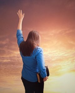 Woman in praise