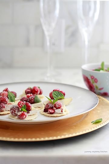 sparking cranberry appetizer