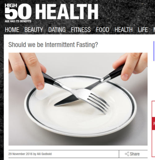 Should we be Intermittent Fasting 