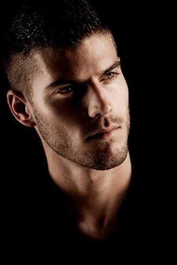 Dominic....amoveo gaurd to the prince. Black military haircut. Amber eyes. Tiger clan. Has a scar down the left side of his face.: 