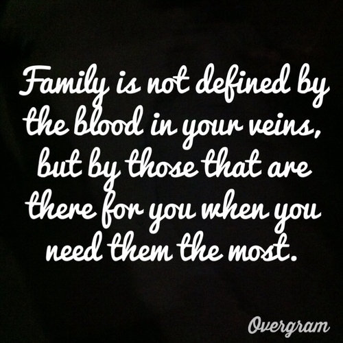 Afbeeldingsresultaat voor family is not about blood