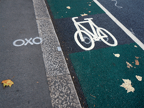 Photo: Bloor bike lanes are a success!